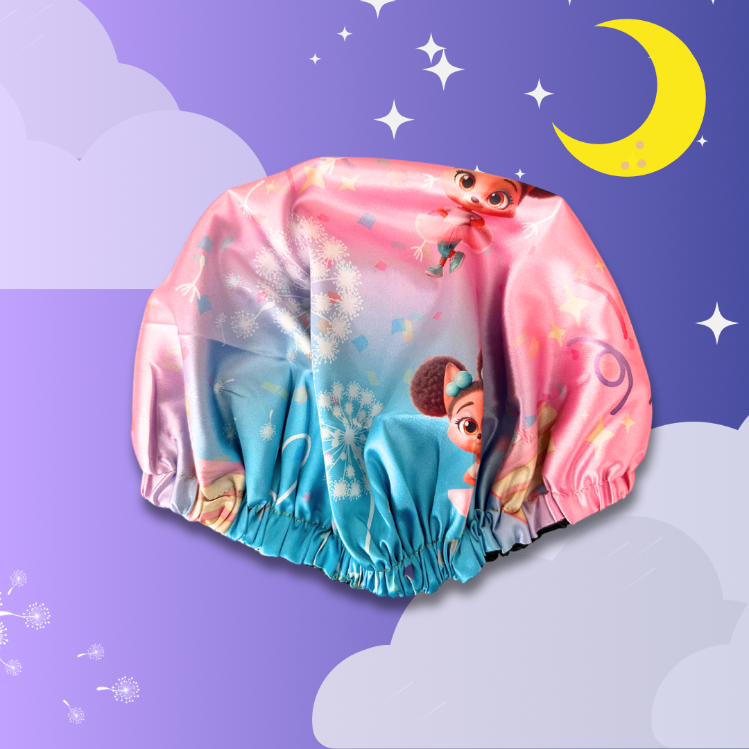 Kids Satin Bonnet - Royal Kyree