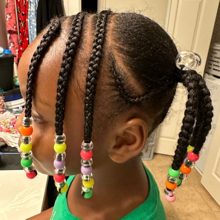 8 Pcs Clear Bubble Hair Ties - Royal Kyree