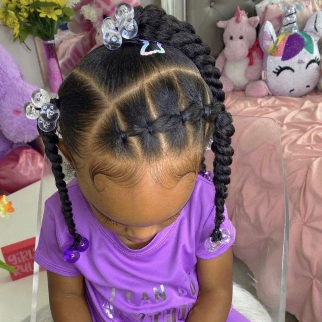 8 Pcs Clear Bubble Hair Ties - Royal Kyree
