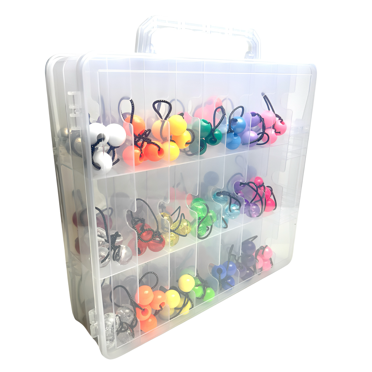 84 Pcs Bubble Hair Ties + Organizer - Royal Kyree