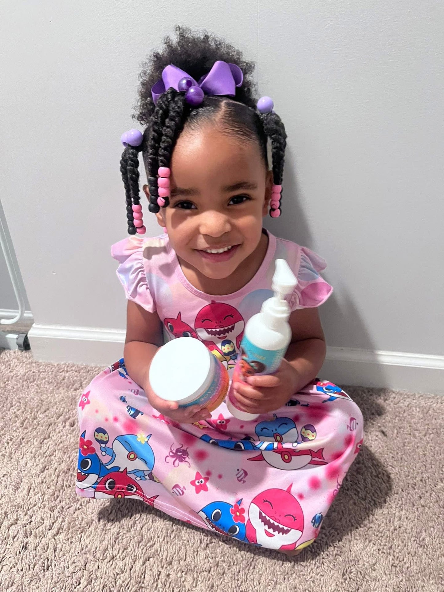 Edges & Ponytail Pudding, Kids Hair Styling Gel, 4oz - Royal Kyree