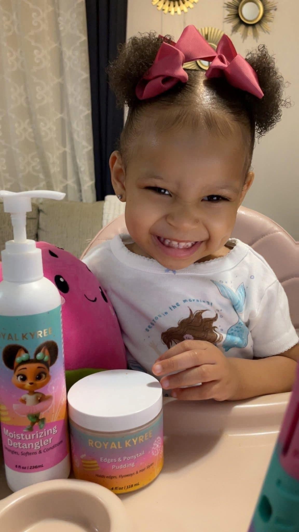 Edges & Ponytail Pudding, Kids Hair Styling Gel, 4oz - Royal Kyree